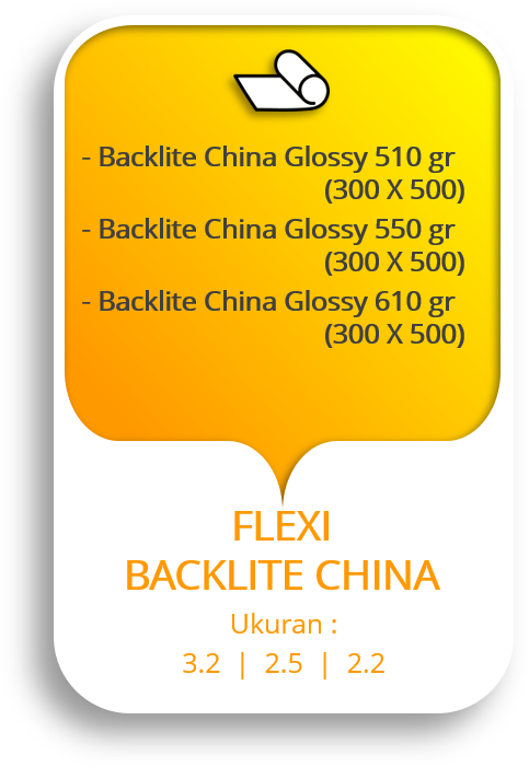 FLEXI BACKLITE CHINA