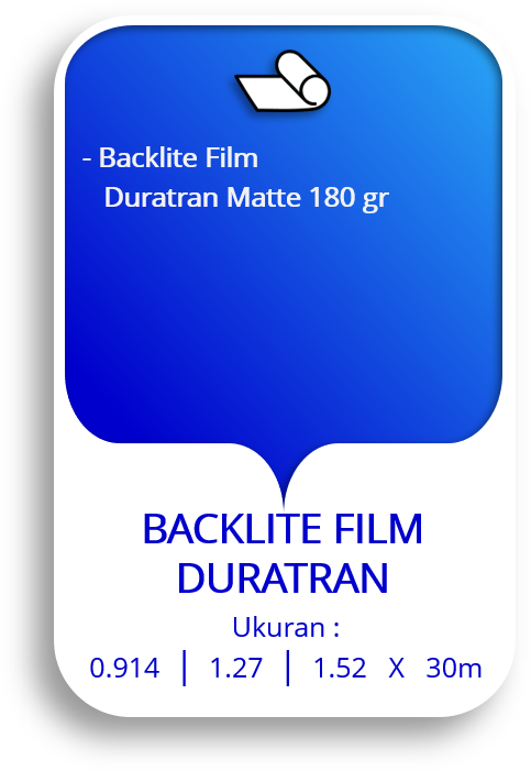 BACKLITE FILM DURATRAN